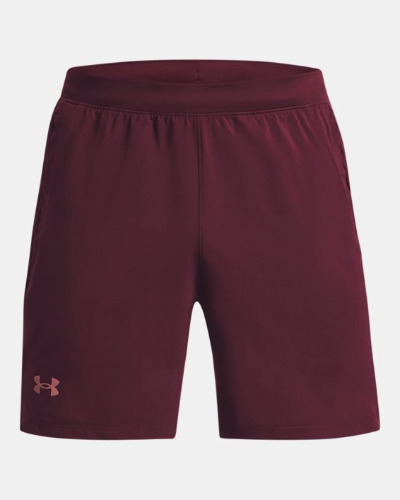 Men's UA Launch Run 7" Shorts in Maroon image number 6